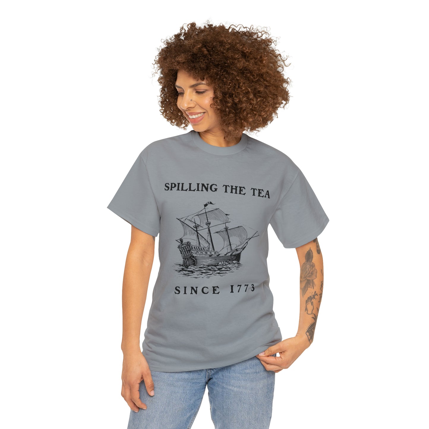 "Spilling The Tea, Since 1773" T-Shirt - Weave Got Gifts - Unique Gifts You Won’t Find Anywhere Else!