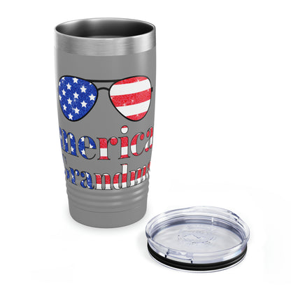 "American Grandma" Ring neck Tumbler - Weave Got Gifts - Unique Gifts You Won’t Find Anywhere Else!