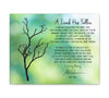 Customizable "A Limb Has Fallen" funeral tribute wall art
