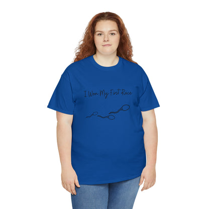 "I Won My First Race" Adult T-Shirt - Weave Got Gifts - Unique Gifts You Won’t Find Anywhere Else!