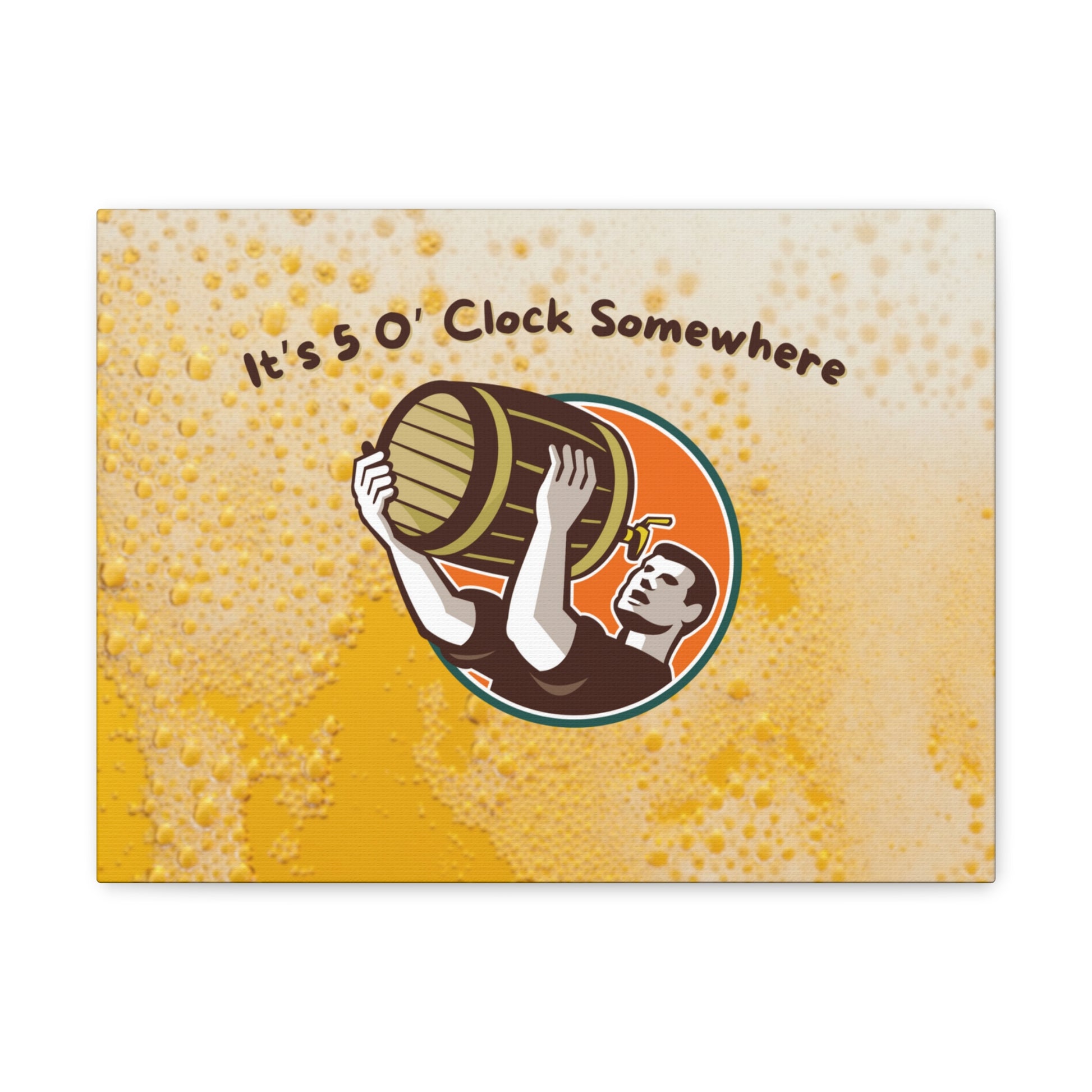 "It's 5 O' Clock Somewhere" Wall Art - Weave Got Gifts - Unique Gifts You Won’t Find Anywhere Else!