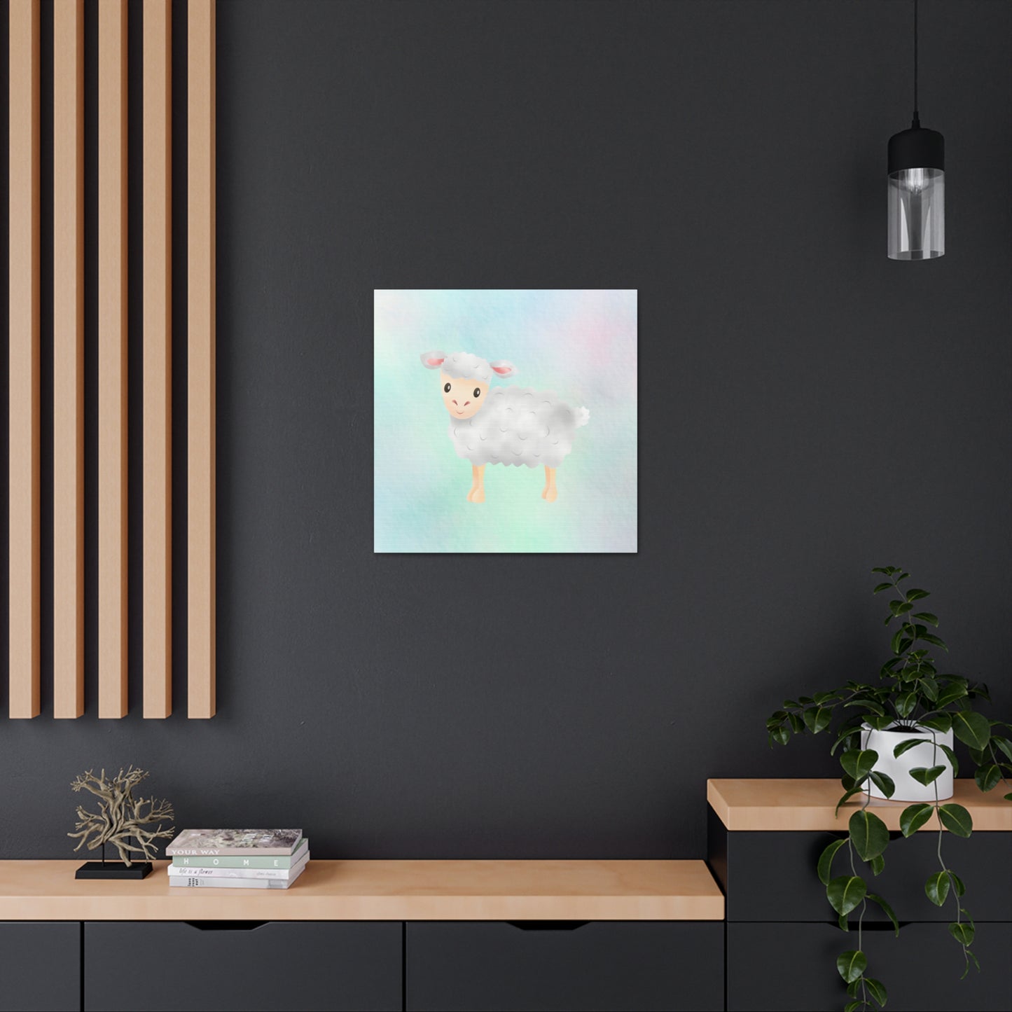 "Baby Lamb" Wall Art - Weave Got Gifts - Unique Gifts You Won’t Find Anywhere Else!