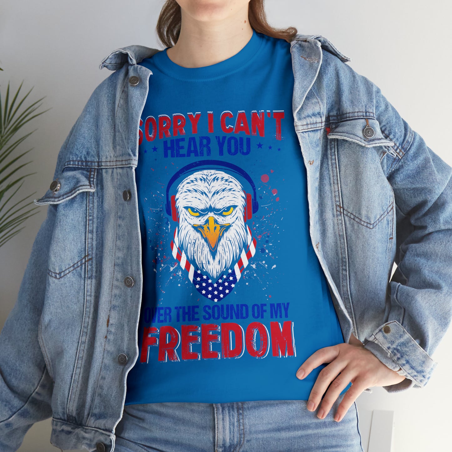 "Can't Hear You Over The Sound Of My Freedom" T-Shirt - Weave Got Gifts - Unique Gifts You Won’t Find Anywhere Else!