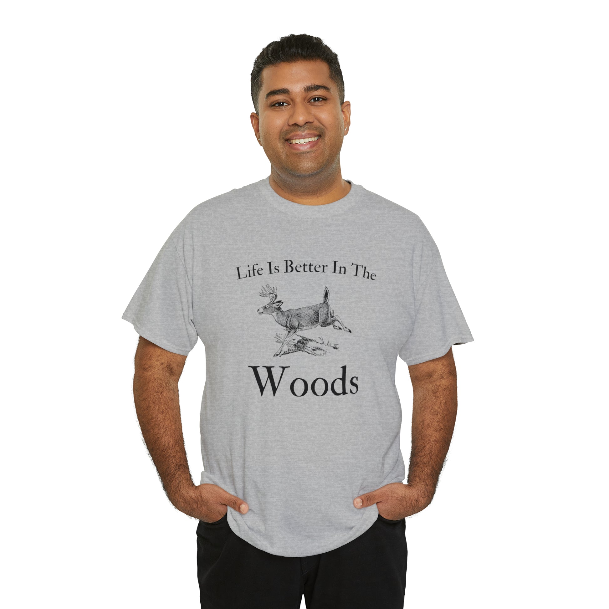 "Life Is Better In The Woods" T-Shirt - Weave Got Gifts - Unique Gifts You Won’t Find Anywhere Else!