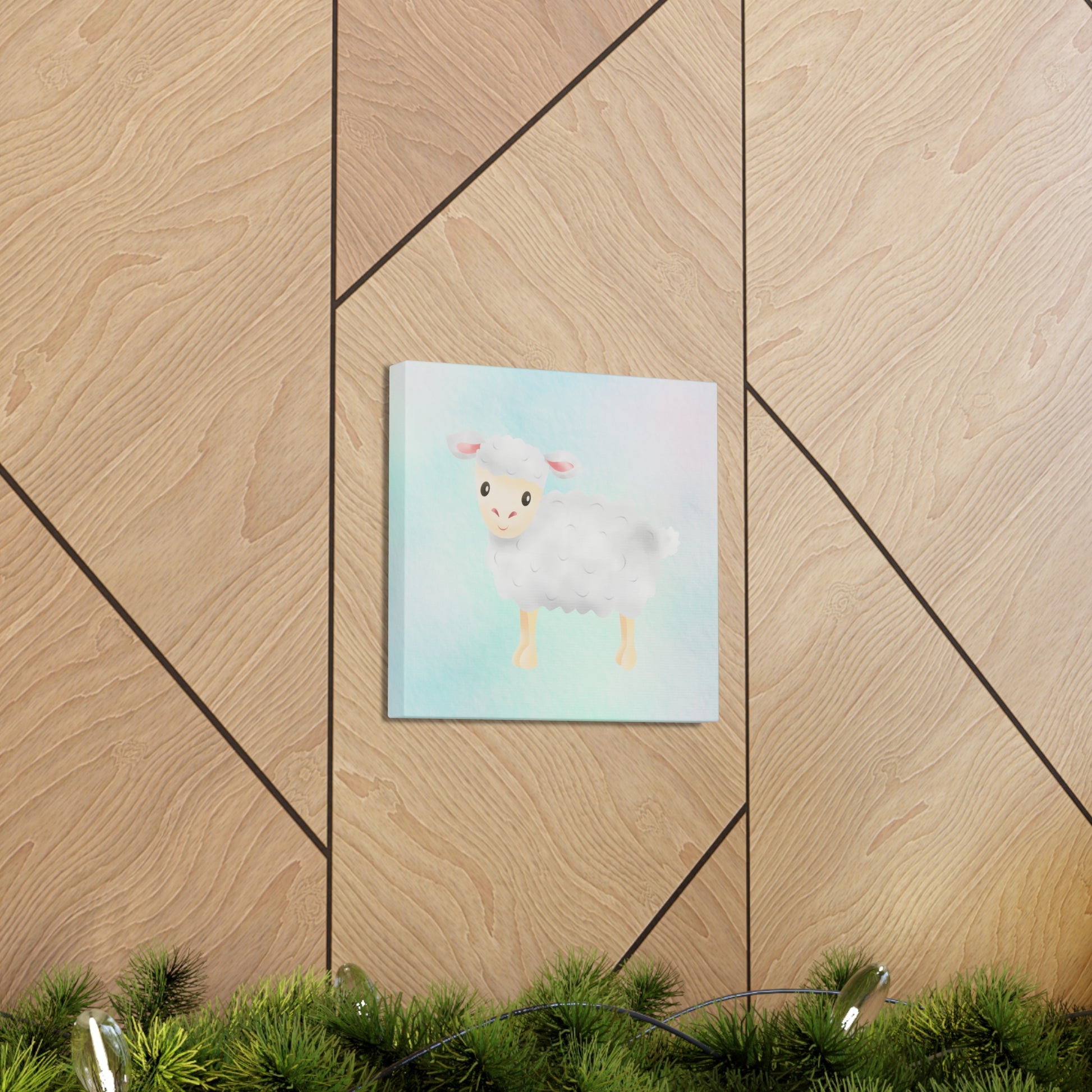 "Baby Lamb" Wall Art - Weave Got Gifts - Unique Gifts You Won’t Find Anywhere Else!