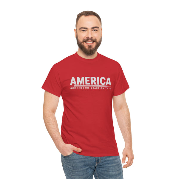 American - God Shed His Grace On Thee: T-Shirt