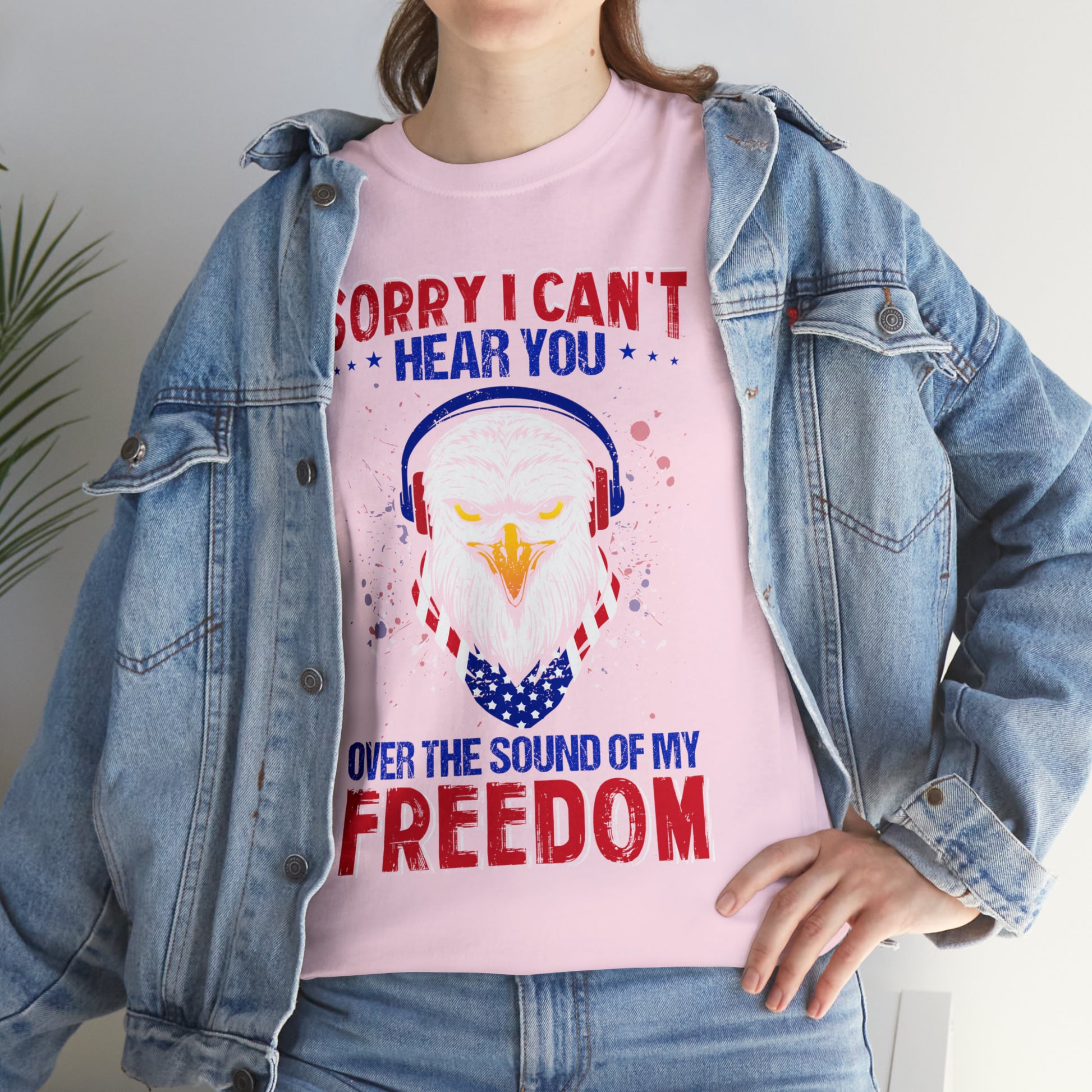 "Can't Hear You Over The Sound Of My Freedom" T-Shirt - Weave Got Gifts - Unique Gifts You Won’t Find Anywhere Else!