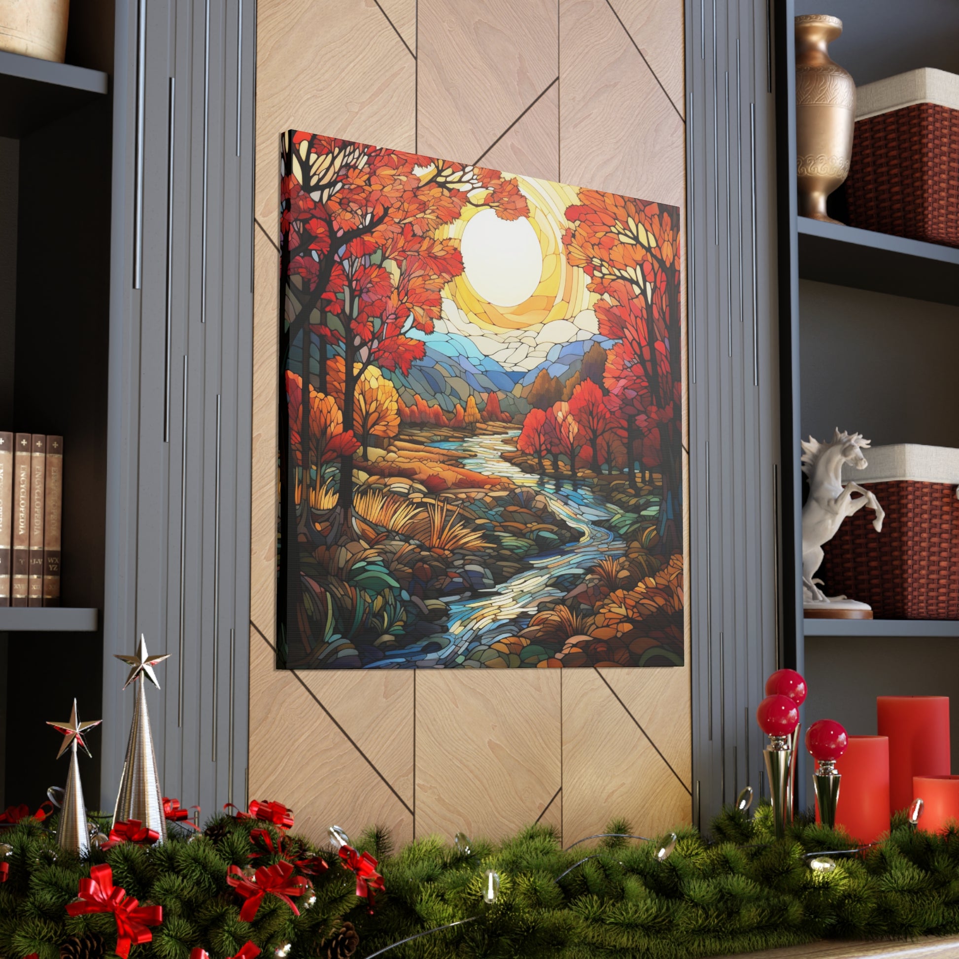 "Riverside Serenity" Wall Art - Weave Got Gifts - Unique Gifts You Won’t Find Anywhere Else!