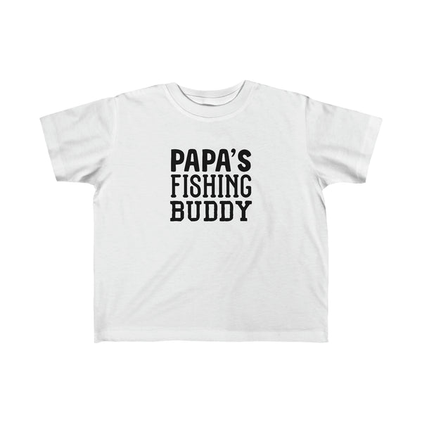 "Papa's Fishing Buddy" Toddler Shirt - Weave Got Gifts - Unique Gifts You Won’t Find Anywhere Else!