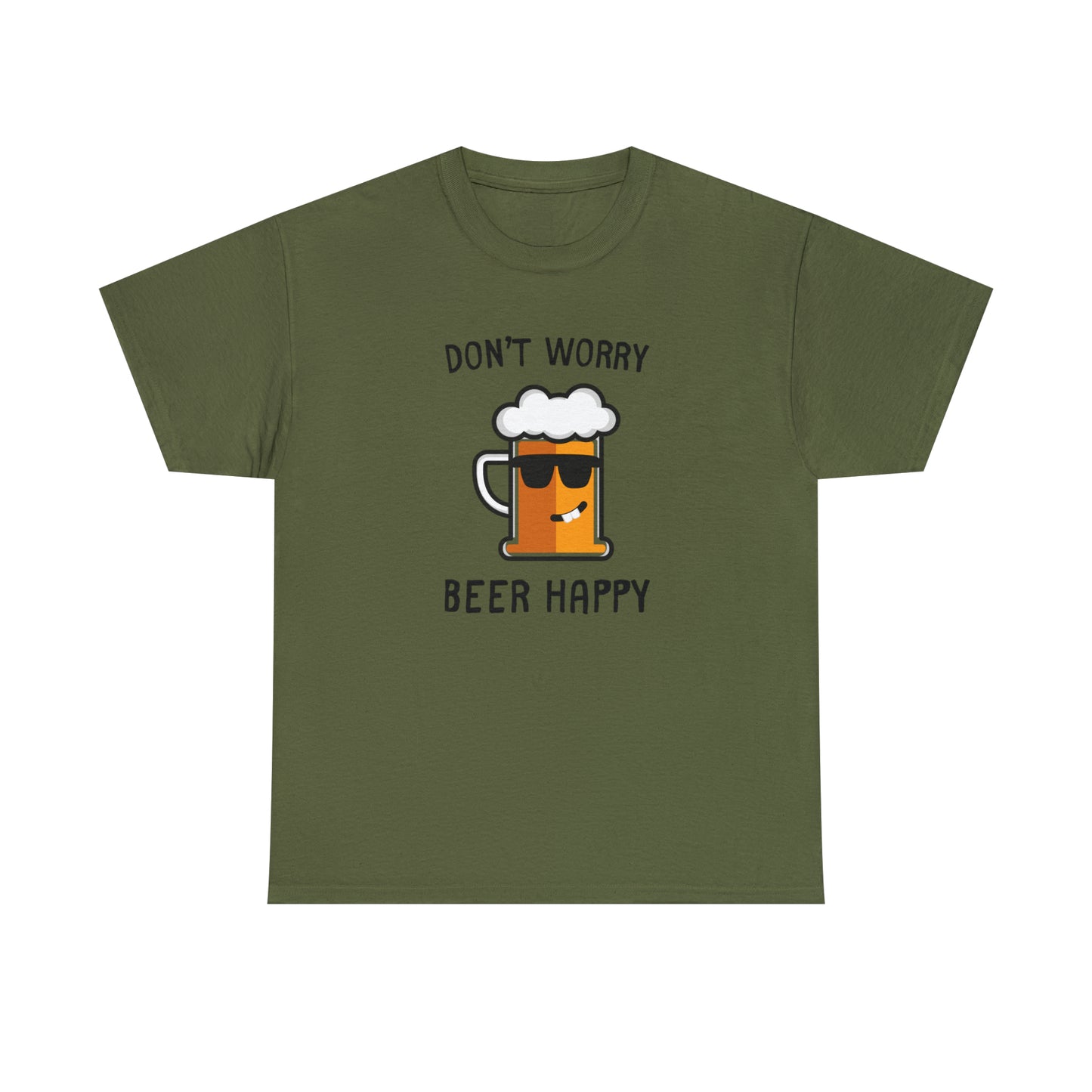 "Don't Worry, Beer Happy" T-Shirt - Weave Got Gifts - Unique Gifts You Won’t Find Anywhere Else!