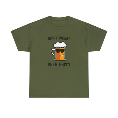 "Don't Worry, Beer Happy" T-Shirt - Weave Got Gifts - Unique Gifts You Won’t Find Anywhere Else!