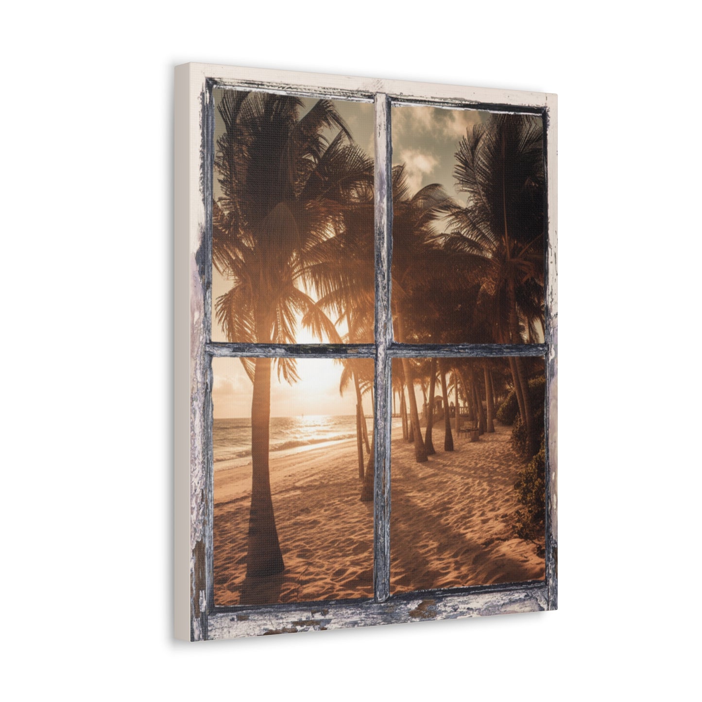 "Palm Tree Beach" Wall Art - Weave Got Gifts - Unique Gifts You Won’t Find Anywhere Else!