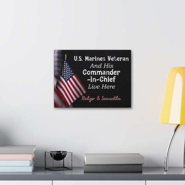 Custom "US Marine Veteran" Wall Art - Weave Got Gifts - Unique Gifts You Won’t Find Anywhere Else!