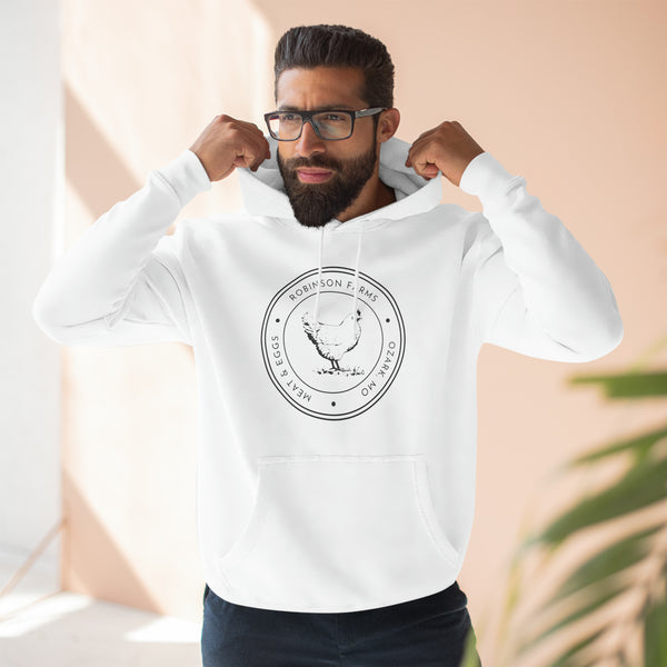 Custom "Chicken Farm Logo" Hoodie - Weave Got Gifts - Unique Gifts You Won’t Find Anywhere Else!