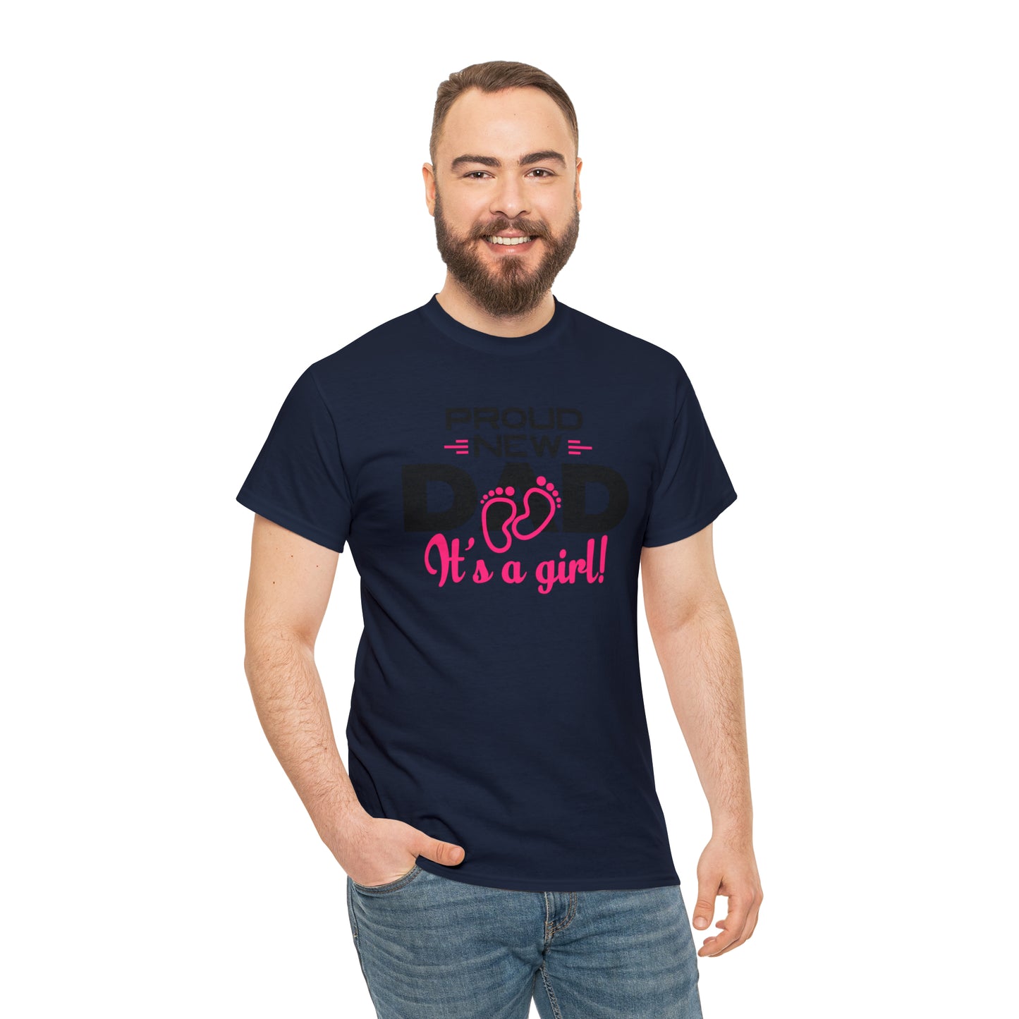 "Proud New Girl Dad" T-Shirt - Weave Got Gifts - Unique Gifts You Won’t Find Anywhere Else!