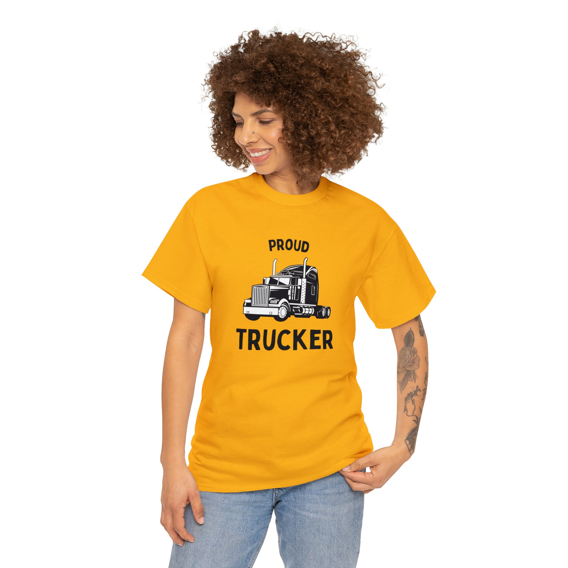 "Proud Trucker" T-Shirt - Weave Got Gifts - Unique Gifts You Won’t Find Anywhere Else!