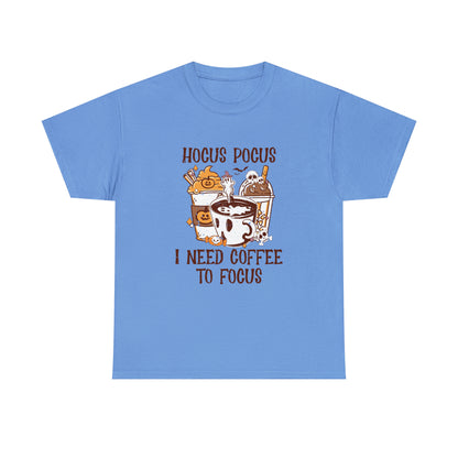 "Hocus Pocus, I Need Coffee To Focus" T-Shirt - Weave Got Gifts - Unique Gifts You Won’t Find Anywhere Else!