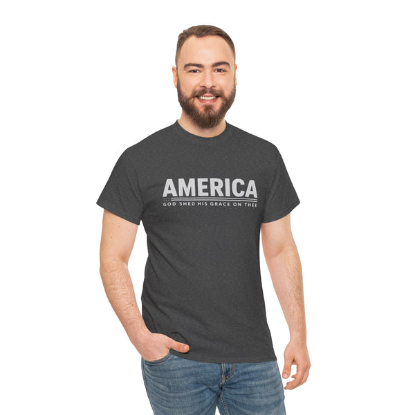 "Comfortable and Durable Patriotic T-Shirt"