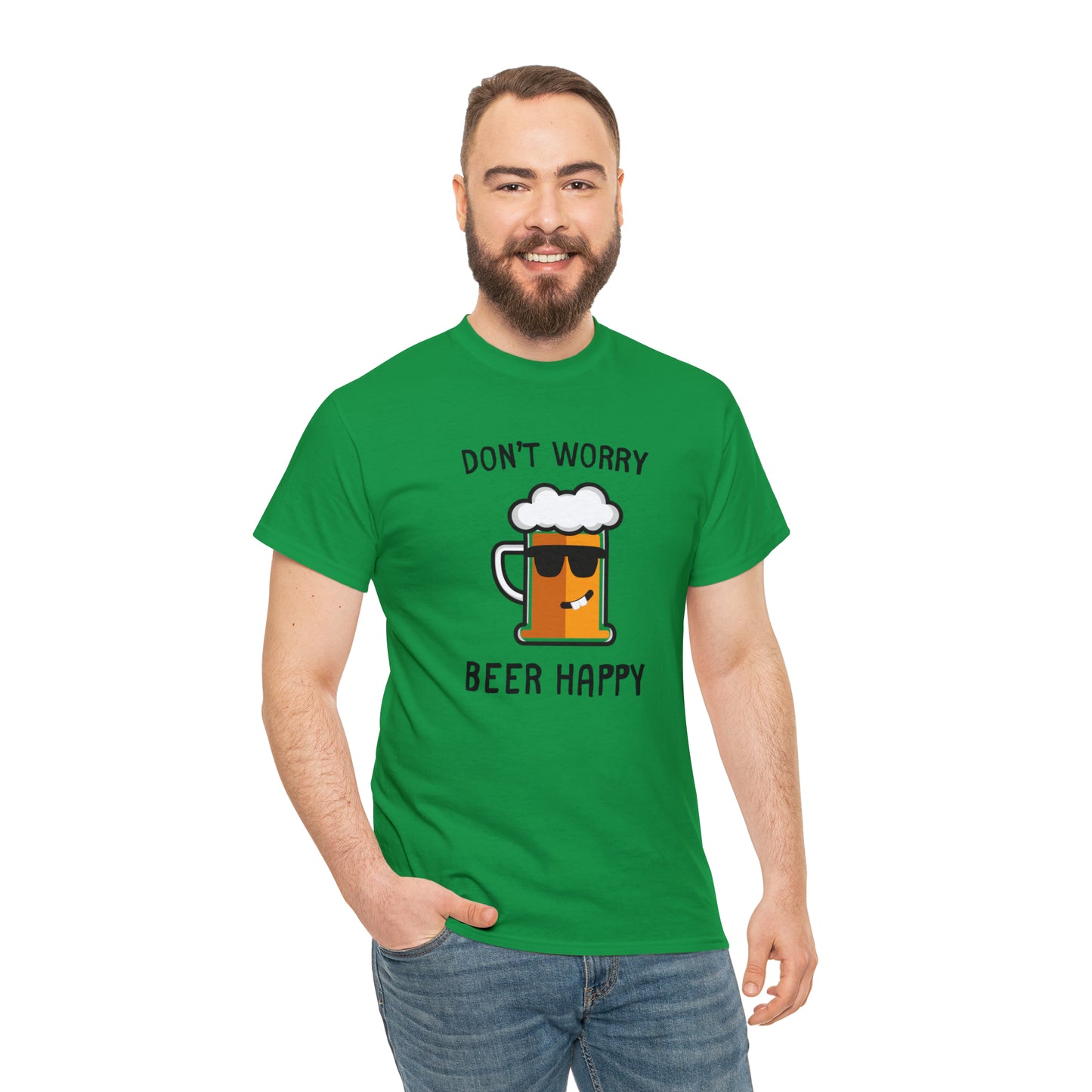 "Don't Worry, Beer Happy" T-Shirt - Weave Got Gifts - Unique Gifts You Won’t Find Anywhere Else!