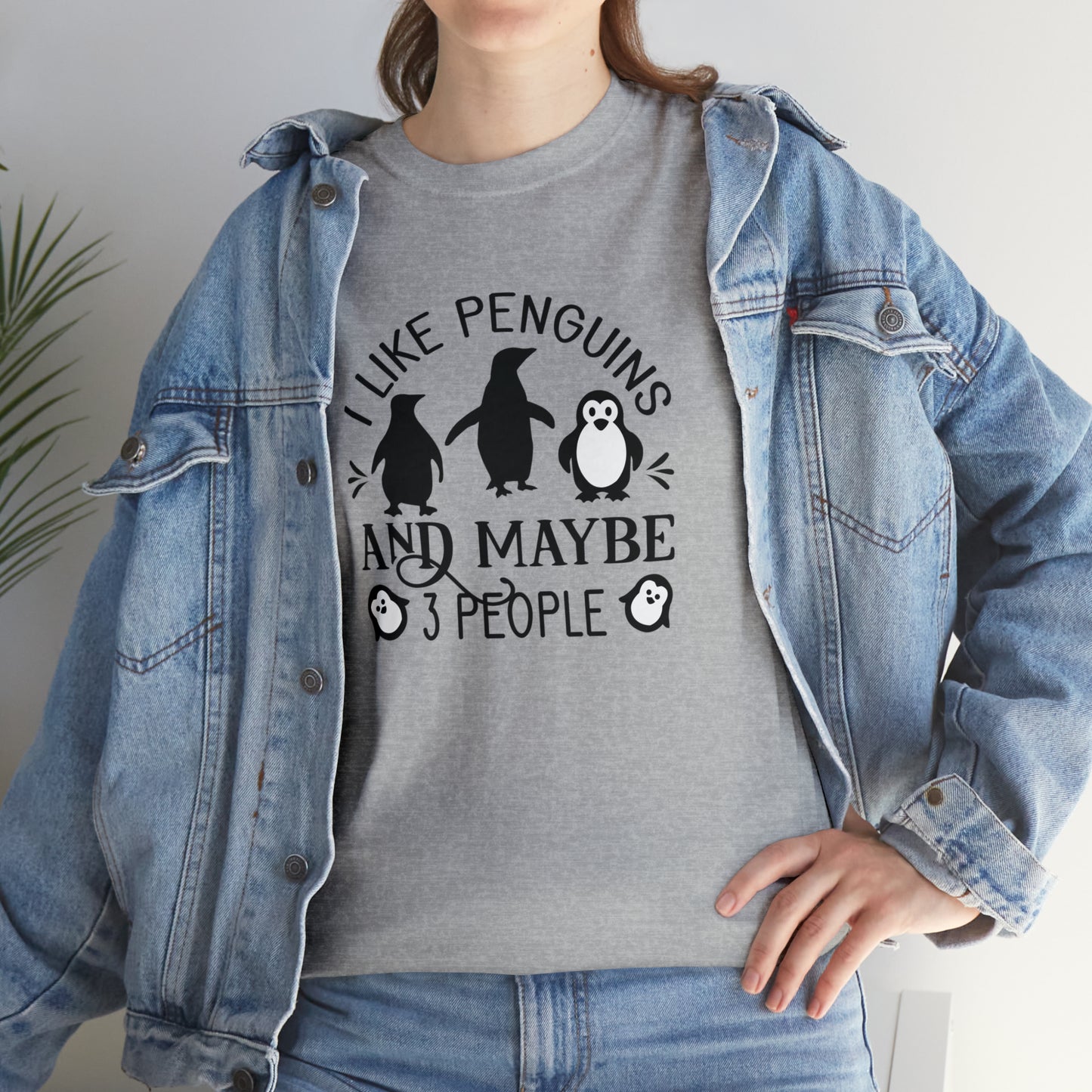 "I Like Penguins & Maybe 3 People" T-Shirt - Weave Got Gifts - Unique Gifts You Won’t Find Anywhere Else!