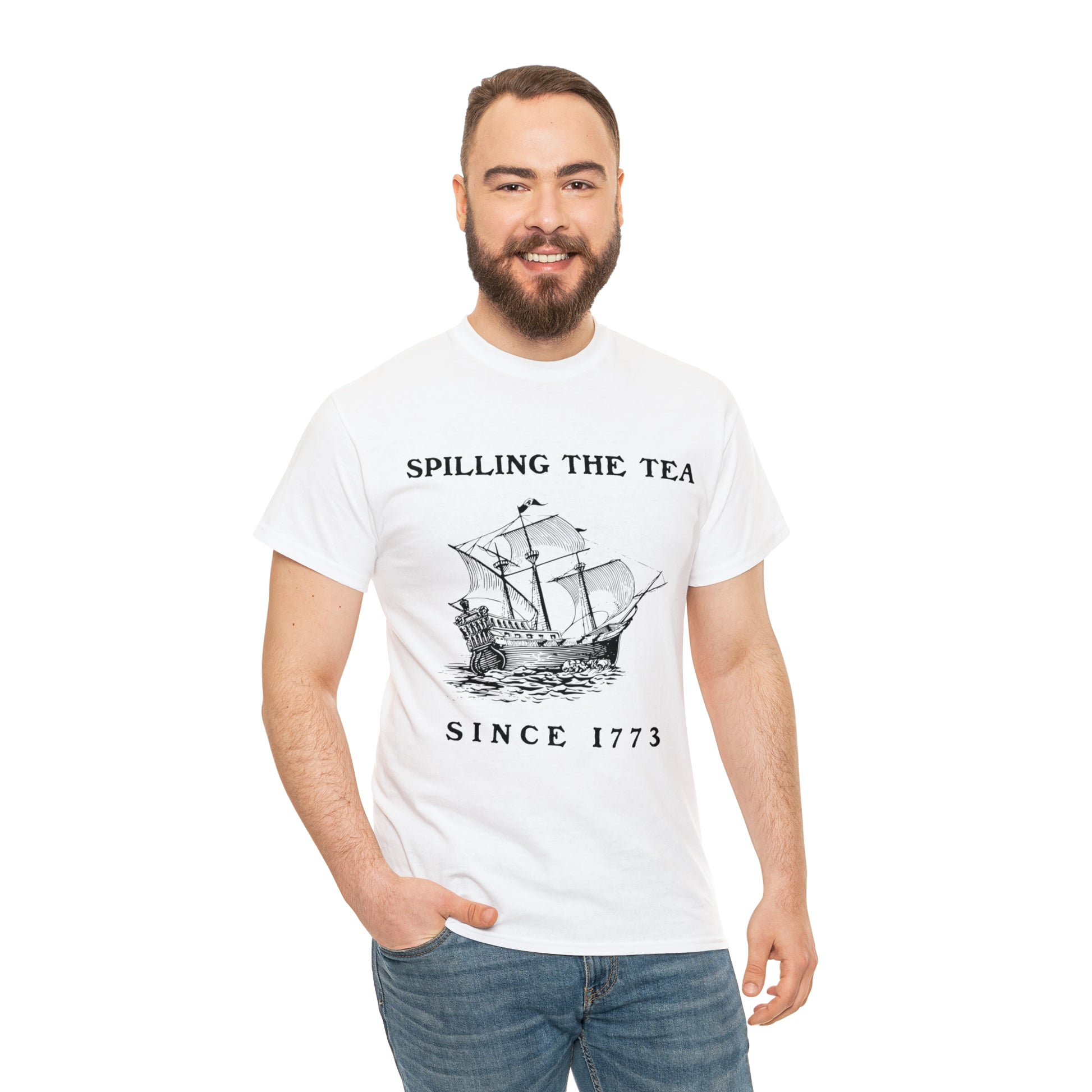 "Spilling The Tea, Since 1773" T-Shirt - Weave Got Gifts - Unique Gifts You Won’t Find Anywhere Else!