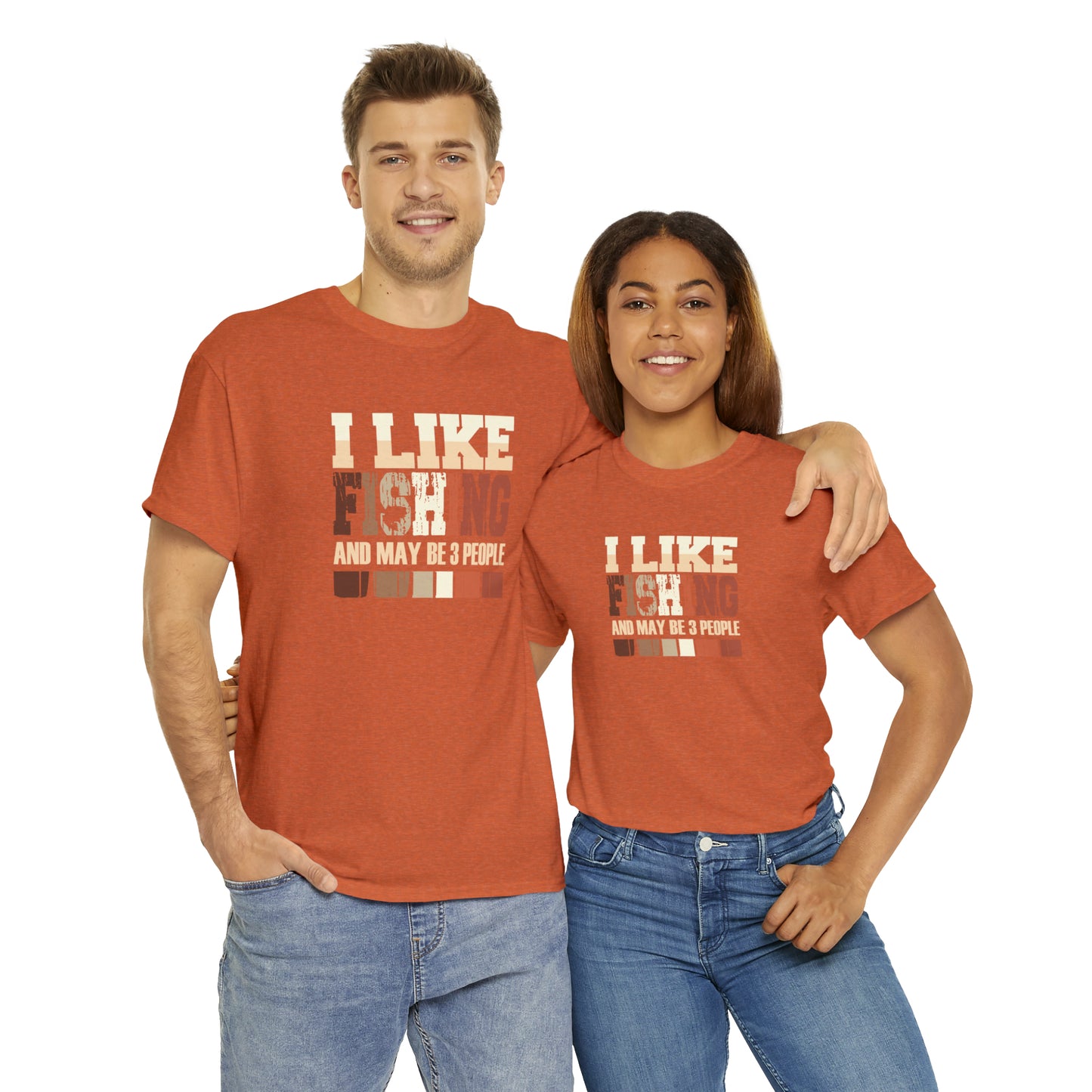 "I Like Fishing & Like 3 People" T-Shirt - Weave Got Gifts - Unique Gifts You Won’t Find Anywhere Else!