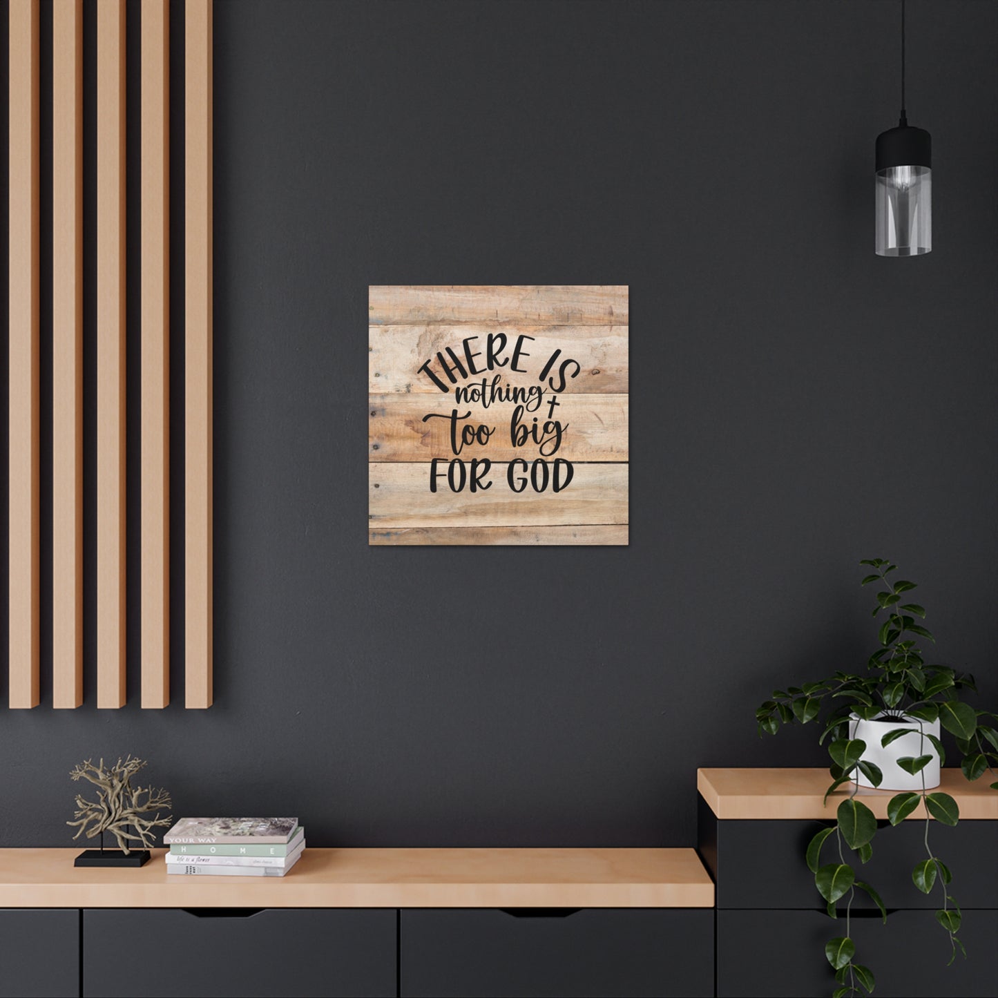 "There Is Nothing Too Big For God" Wall Art - Weave Got Gifts - Unique Gifts You Won’t Find Anywhere Else!