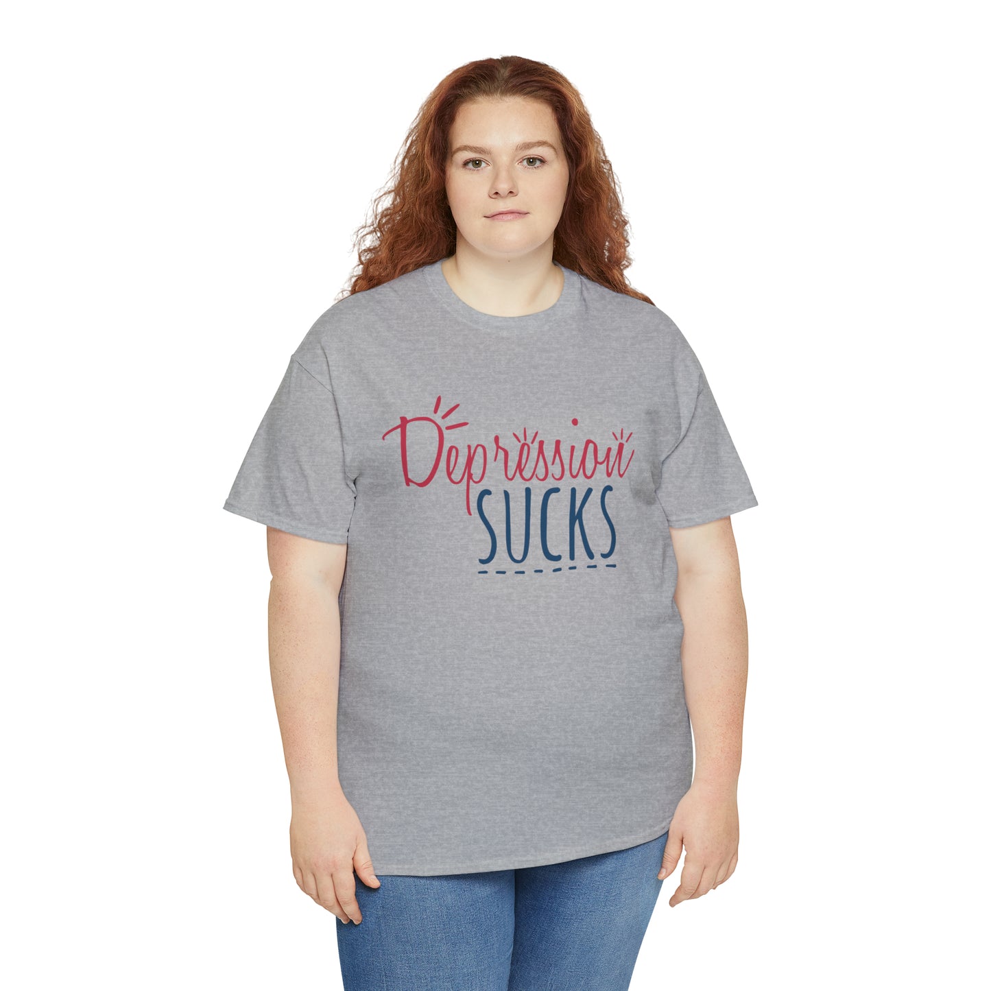 "Depression Sucks" T-Shirt - Weave Got Gifts - Unique Gifts You Won’t Find Anywhere Else!