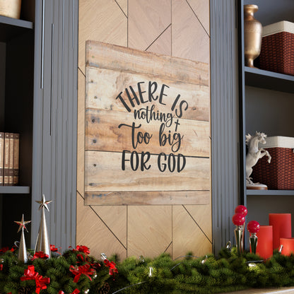 "There Is Nothing Too Big For God" Wall Art - Weave Got Gifts - Unique Gifts You Won’t Find Anywhere Else!