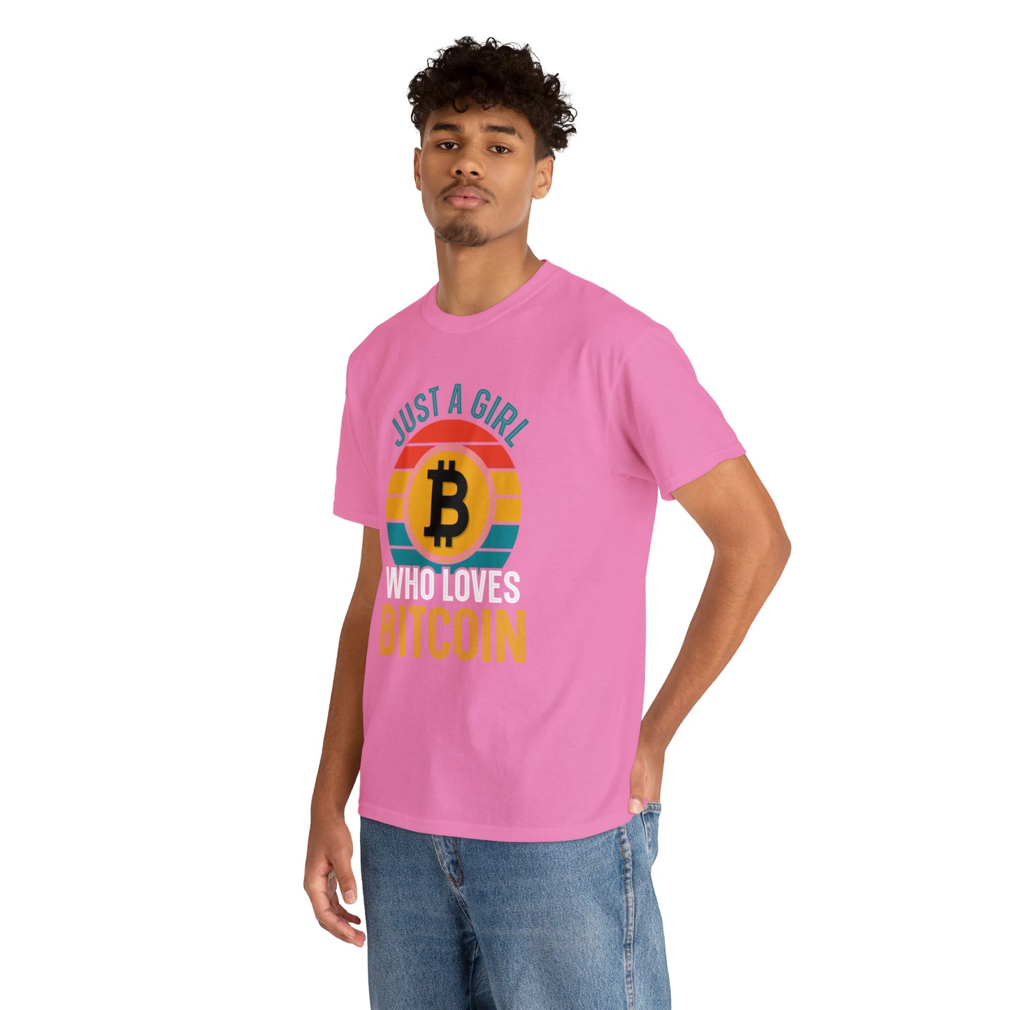 "Just A Girl Who Loves Bitcoin" T-Shirt - Weave Got Gifts - Unique Gifts You Won’t Find Anywhere Else!