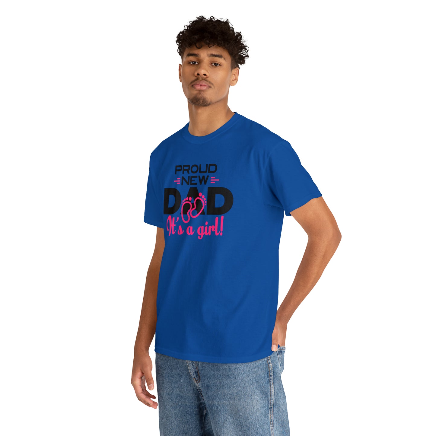 "Proud New Girl Dad" T-Shirt - Weave Got Gifts - Unique Gifts You Won’t Find Anywhere Else!