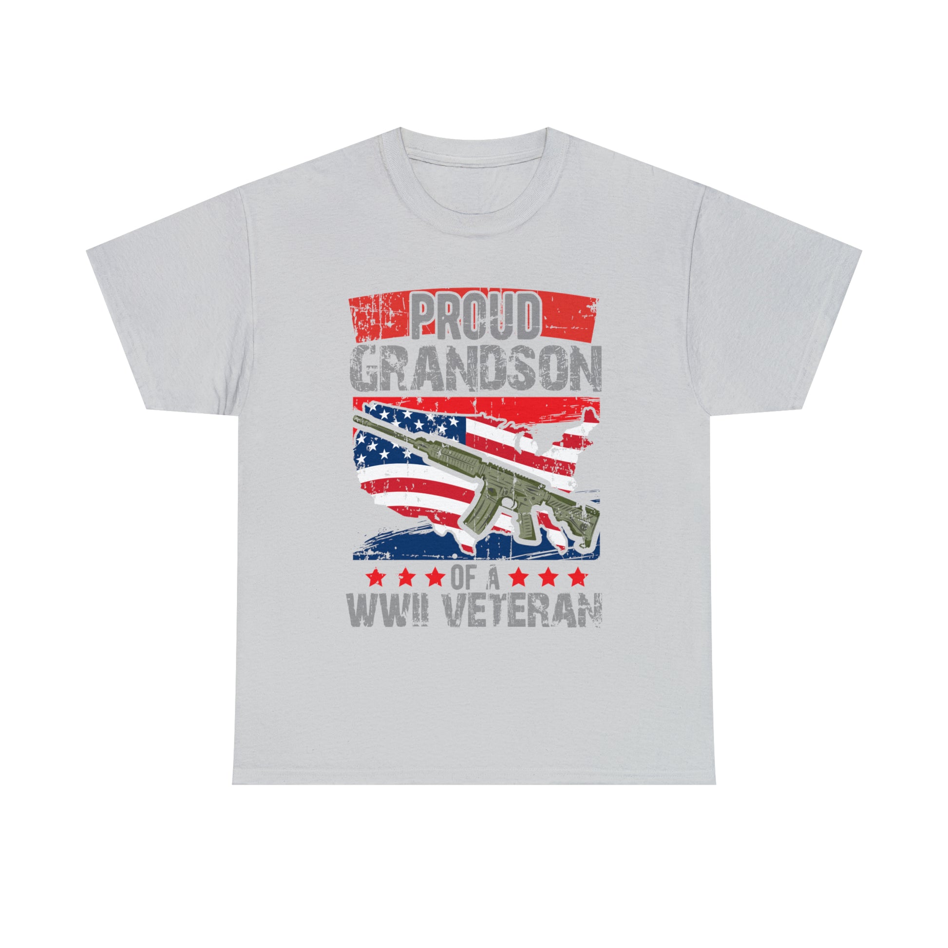 "Grandson Of WW2 Veteran" T-Shirt - Weave Got Gifts - Unique Gifts You Won’t Find Anywhere Else!