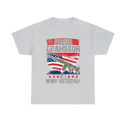 "Grandson Of WW2 Veteran" T-Shirt - Weave Got Gifts - Unique Gifts You Won’t Find Anywhere Else!