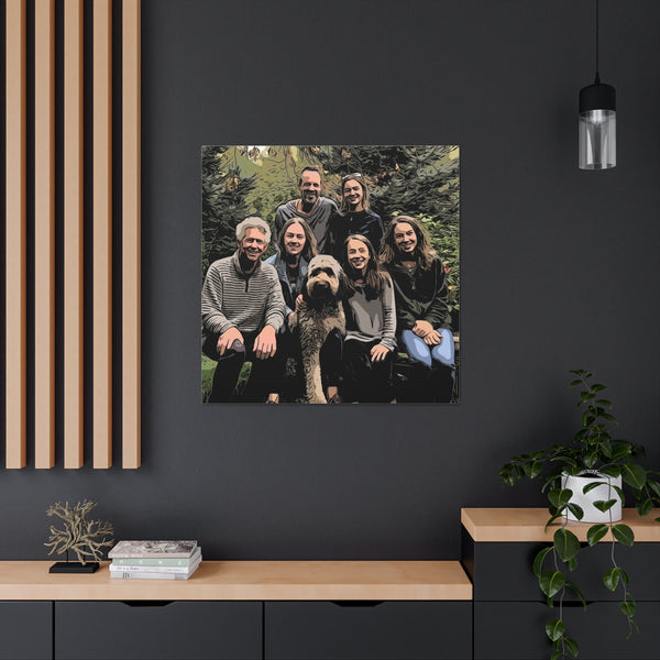 "Family Portrait" Custom Wall Art - Weave Got Gifts - Unique Gifts You Won’t Find Anywhere Else!