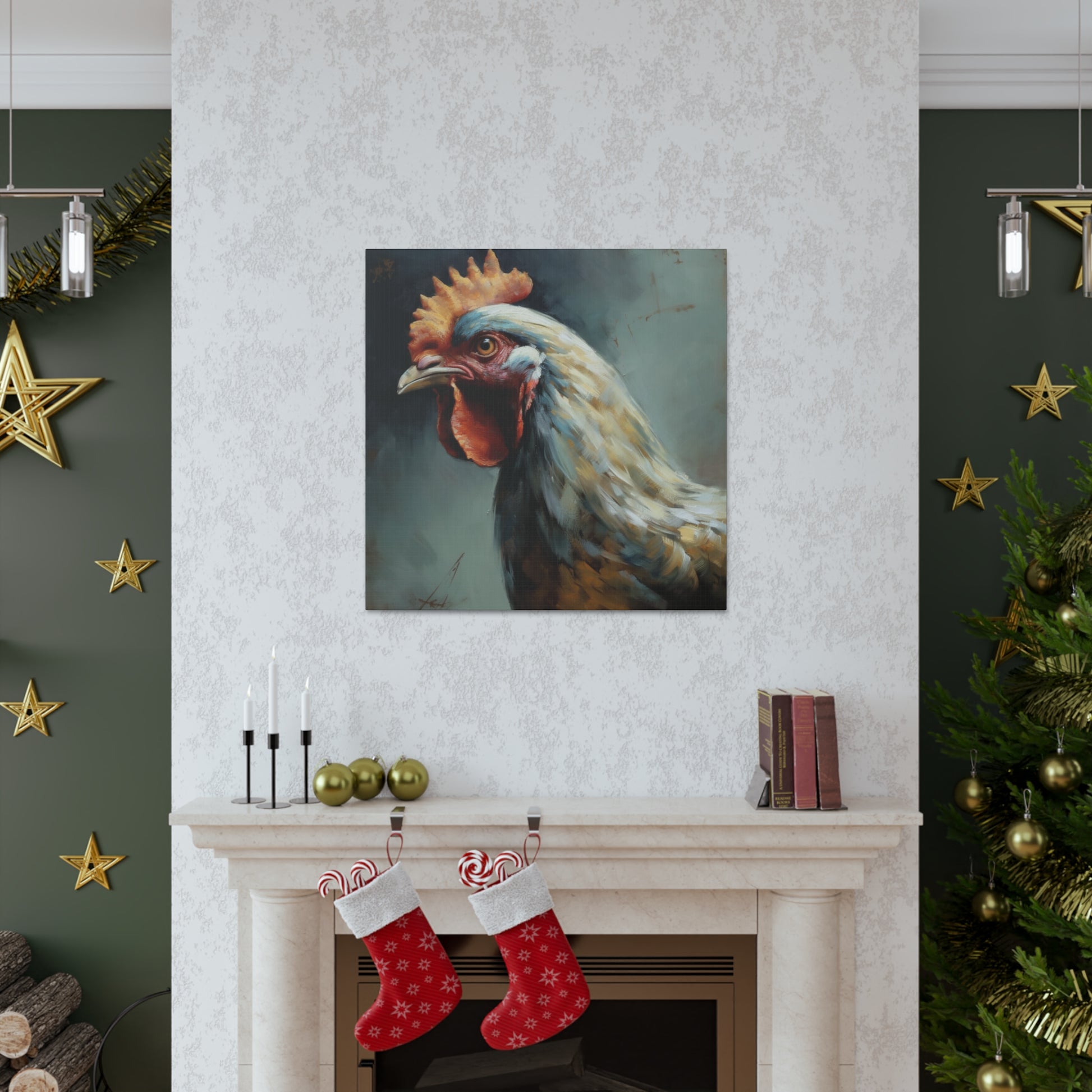 "Country Chicken" Wall Art - Weave Got Gifts - Unique Gifts You Won’t Find Anywhere Else!