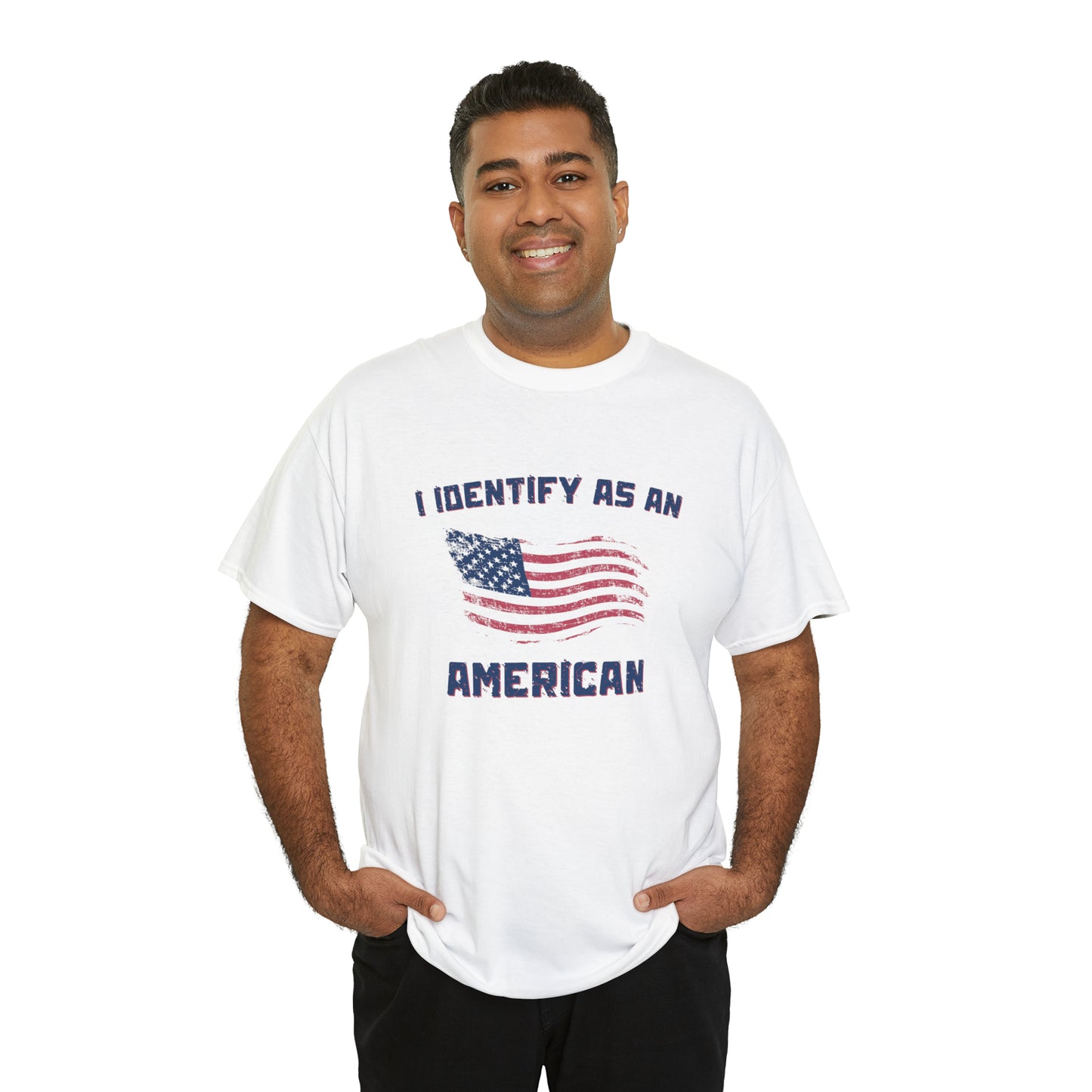 "I Identify As An American" T-Shirt - Weave Got Gifts - Unique Gifts You Won’t Find Anywhere Else!