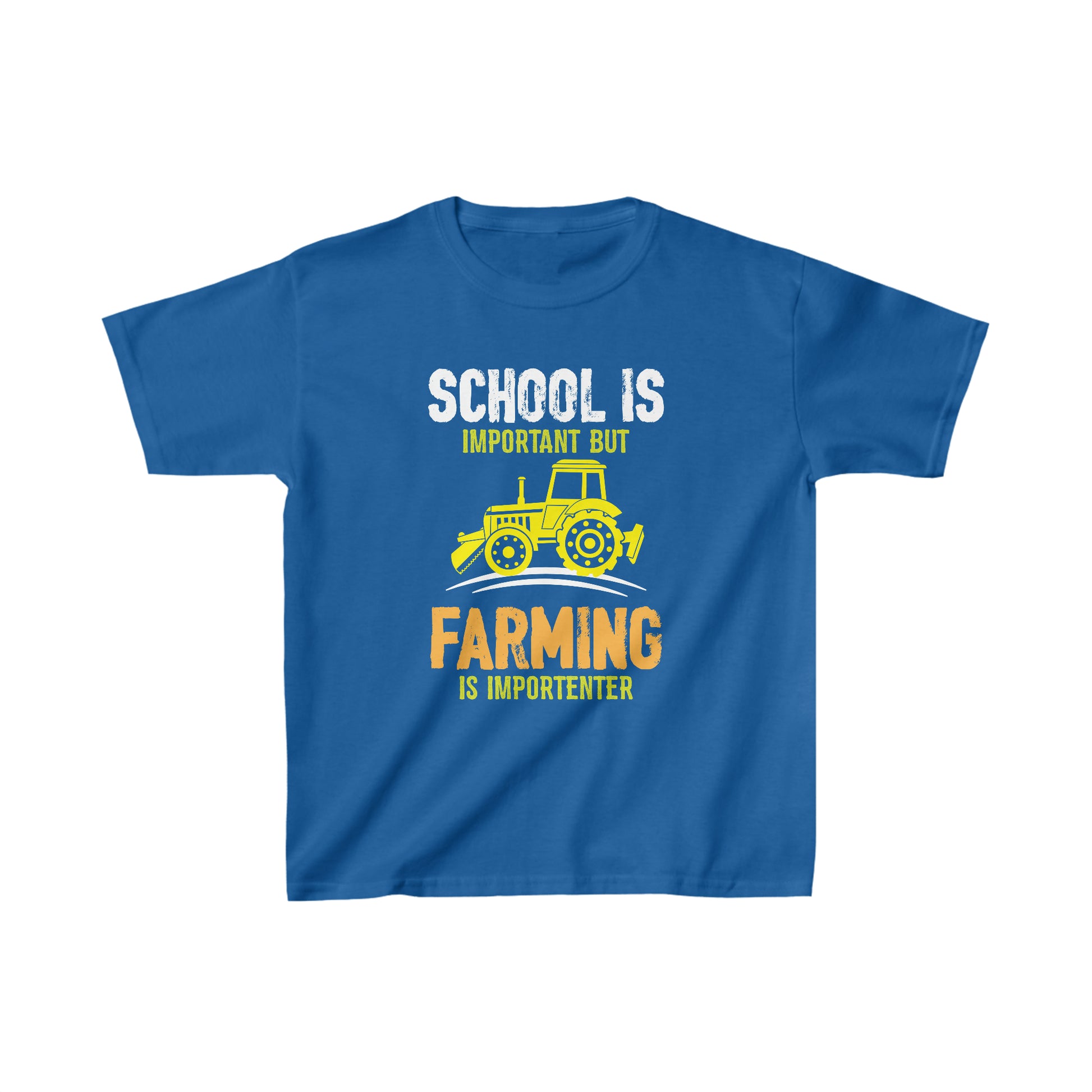 "Farming Is Importanter" Kids Shirt - Weave Got Gifts - Unique Gifts You Won’t Find Anywhere Else!