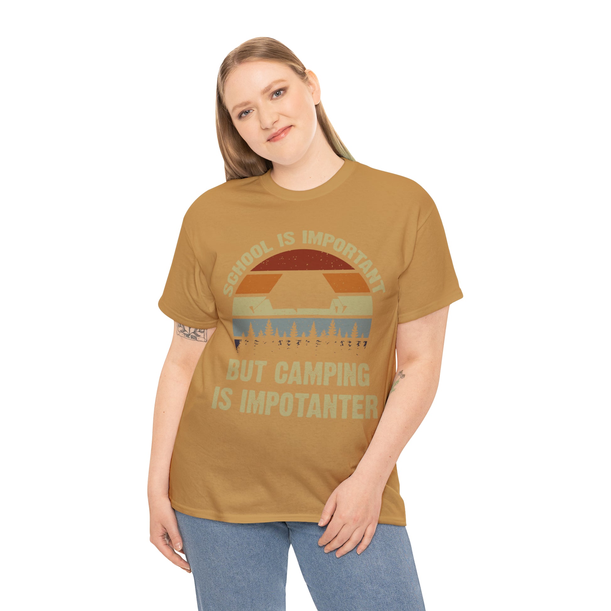 "Camping Is Importanter" T-Shirt - Weave Got Gifts - Unique Gifts You Won’t Find Anywhere Else!