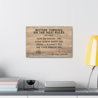 "Before Turning On That Heat" Wall Art - Weave Got Gifts - Unique Gifts You Won’t Find Anywhere Else!