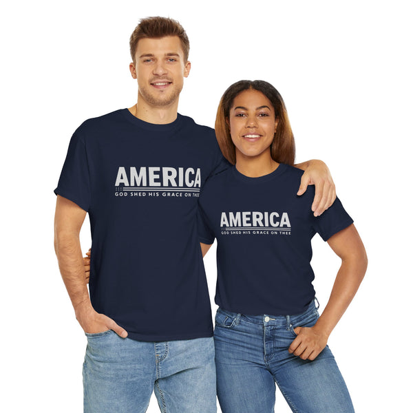 American - God Shed His Grace On Thee: T-Shirt