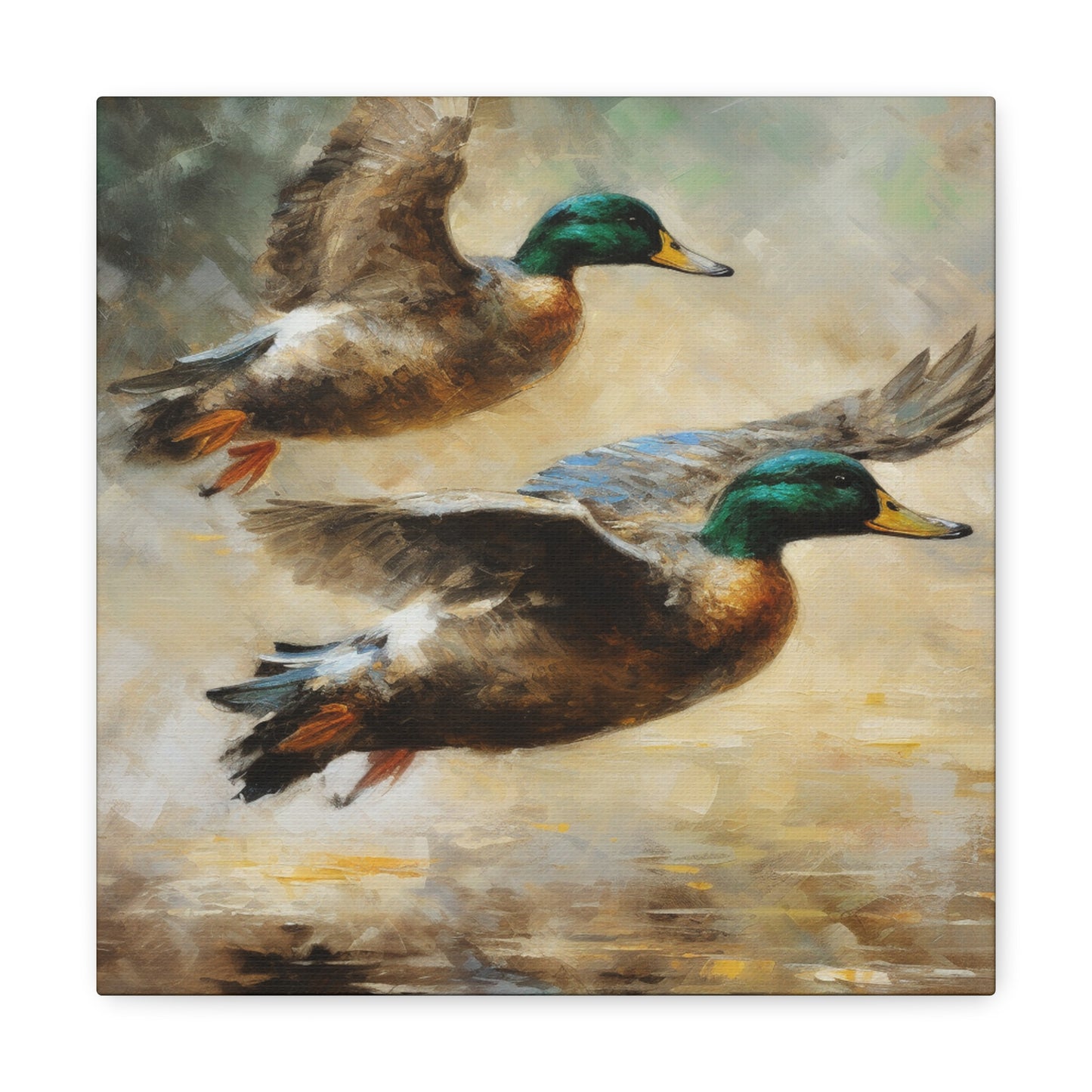 "Pair Of Ducks Flying" Wall Art - Weave Got Gifts - Unique Gifts You Won’t Find Anywhere Else!