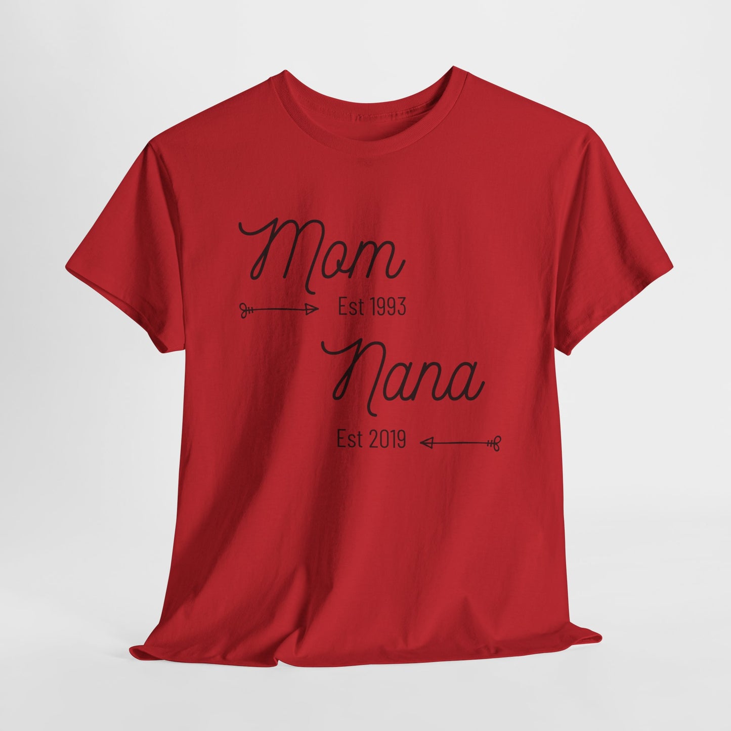 Custom Mom & Nana Shirt