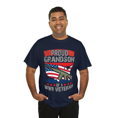 "Grandson Of WW2 Veteran" T-Shirt - Weave Got Gifts - Unique Gifts You Won’t Find Anywhere Else!