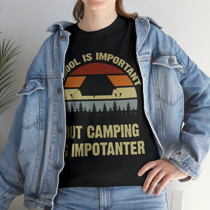 "Camping Is Importanter" T-Shirt - Weave Got Gifts - Unique Gifts You Won’t Find Anywhere Else!