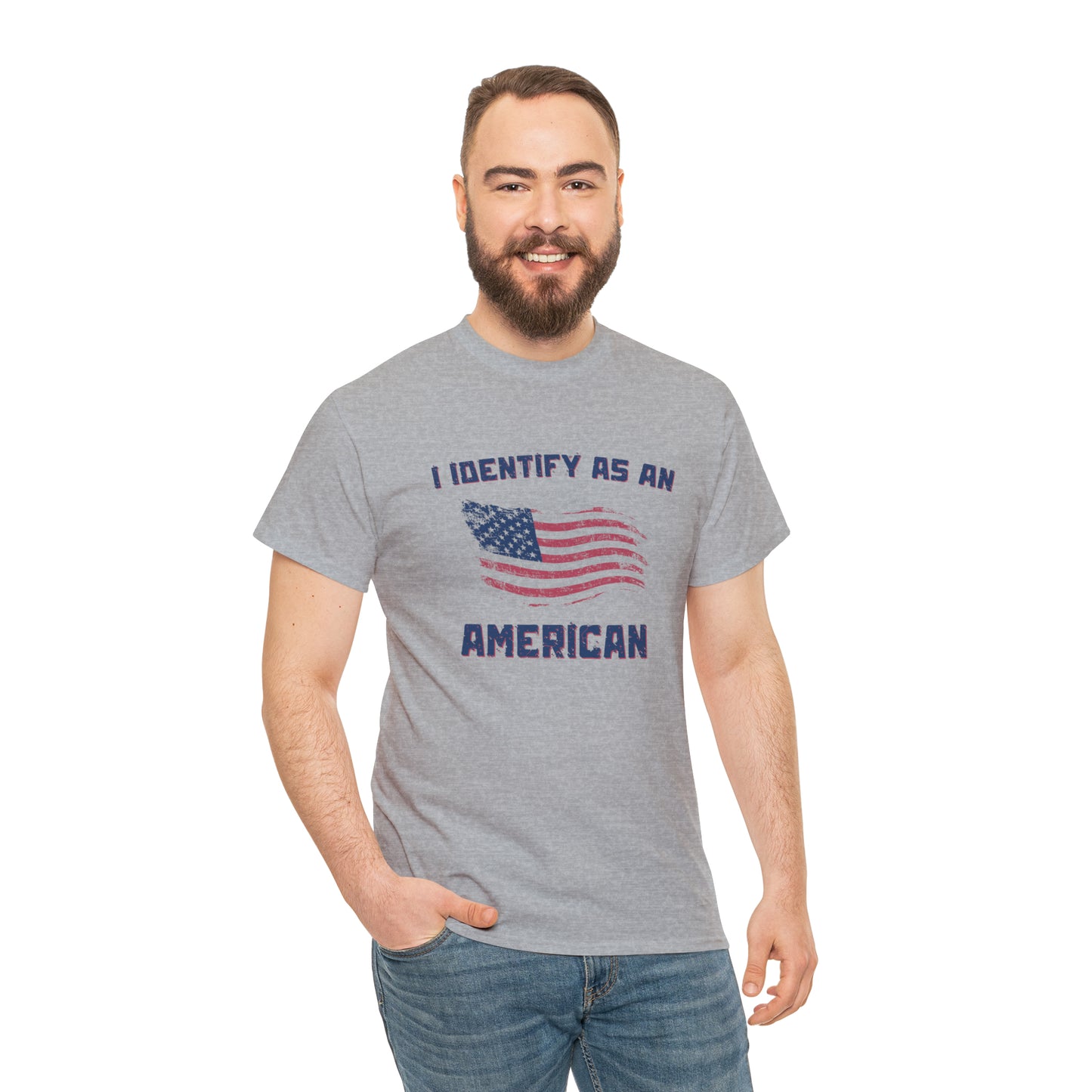 "I Identify As An American" T-Shirt - Weave Got Gifts - Unique Gifts You Won’t Find Anywhere Else!