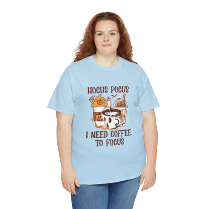 "Hocus Pocus, I Need Coffee To Focus" T-Shirt - Weave Got Gifts - Unique Gifts You Won’t Find Anywhere Else!