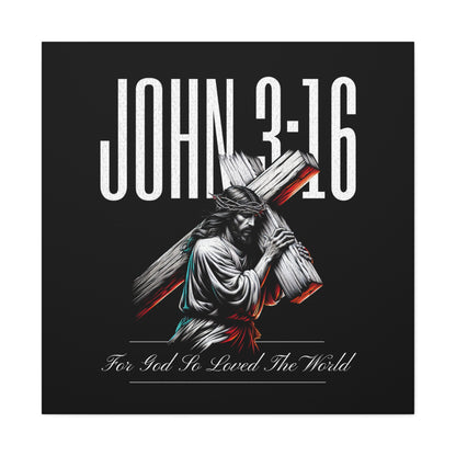 John 3:16 Canvas Wall Art