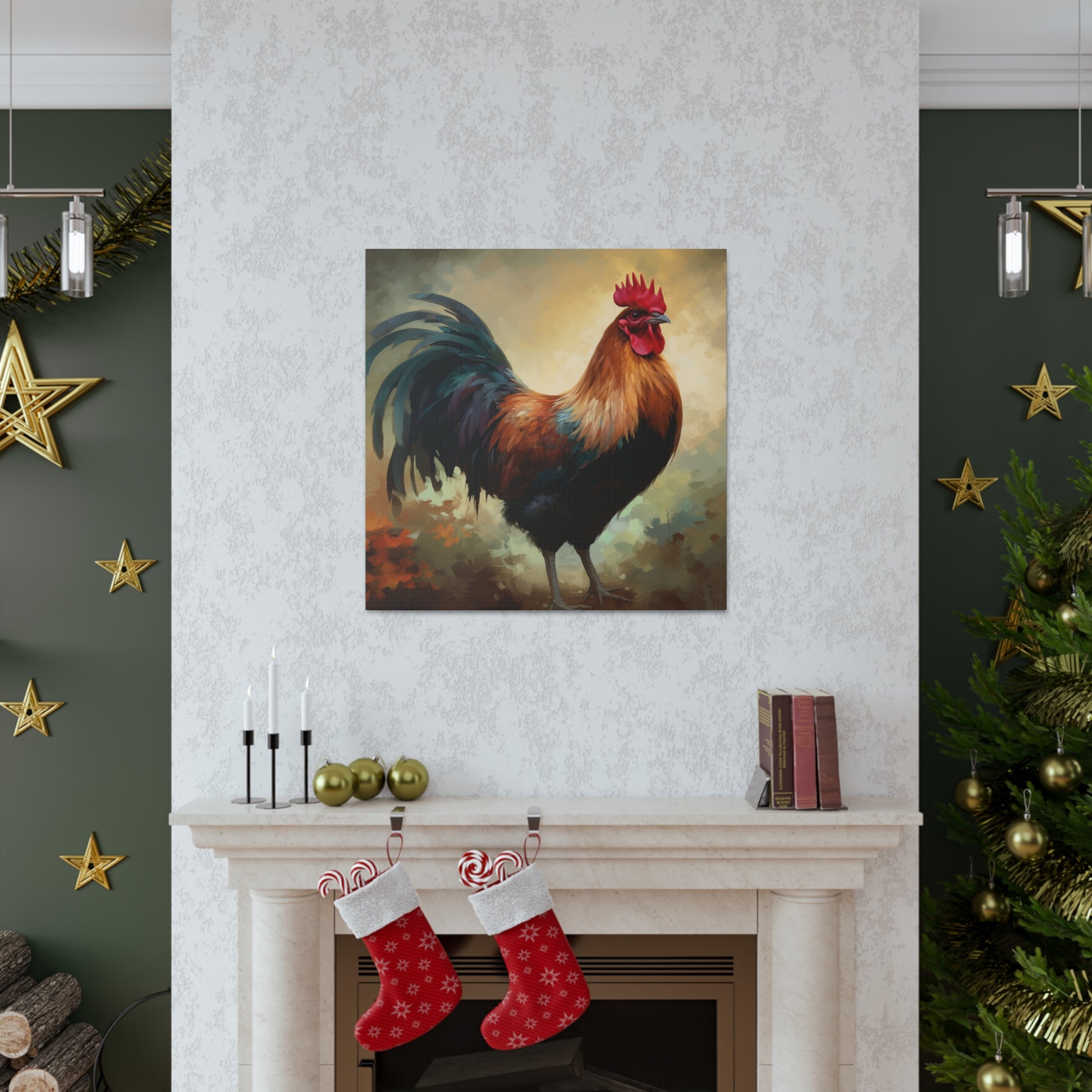 "Farm Rooster" Wall Art - Weave Got Gifts - Unique Gifts You Won’t Find Anywhere Else!