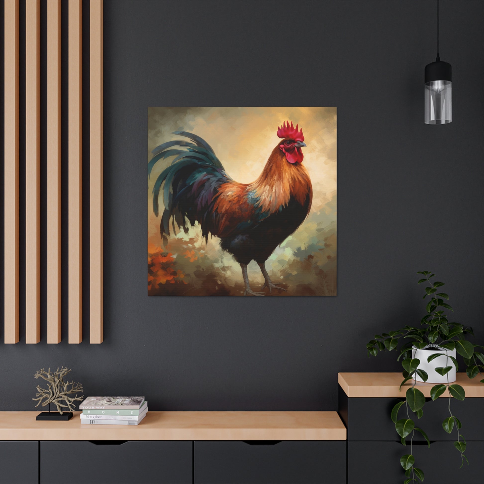 "Farm Rooster" Wall Art - Weave Got Gifts - Unique Gifts You Won’t Find Anywhere Else!