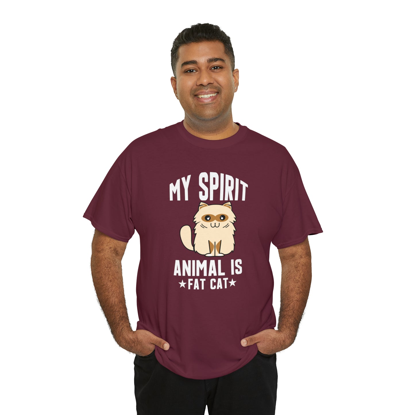 "Fat Cat Spirit Animal" T-Shirt - Weave Got Gifts - Unique Gifts You Won’t Find Anywhere Else!